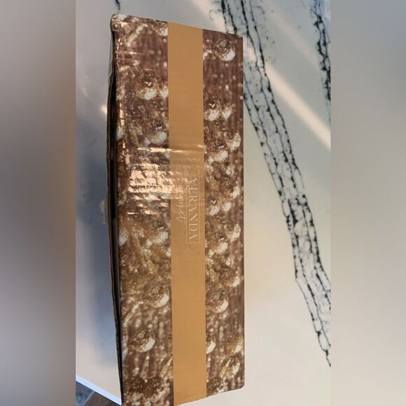 Veranda Set of Gold Glass Candle Holders NWT - Picture 5 of 11